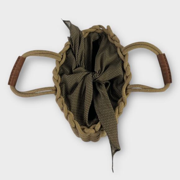 Le Voyage En Panier Woven Rope Picnic Style Vacation Summer Tote Bag - Picture 12 of 16